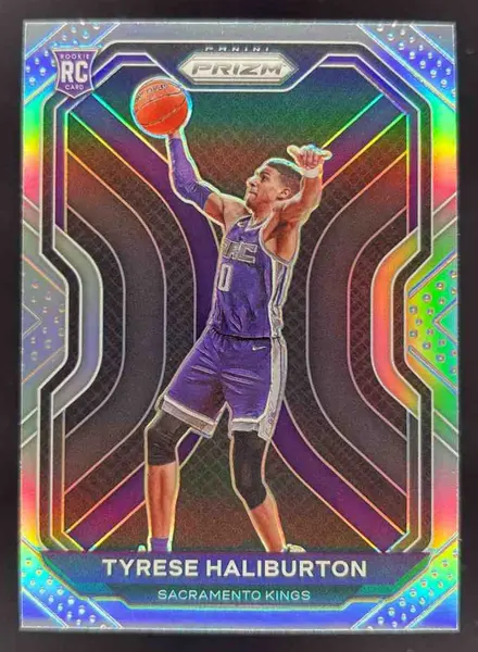 2020-21 Panini Prizm Silver Prizms #262 Tyrese Haliburton RC