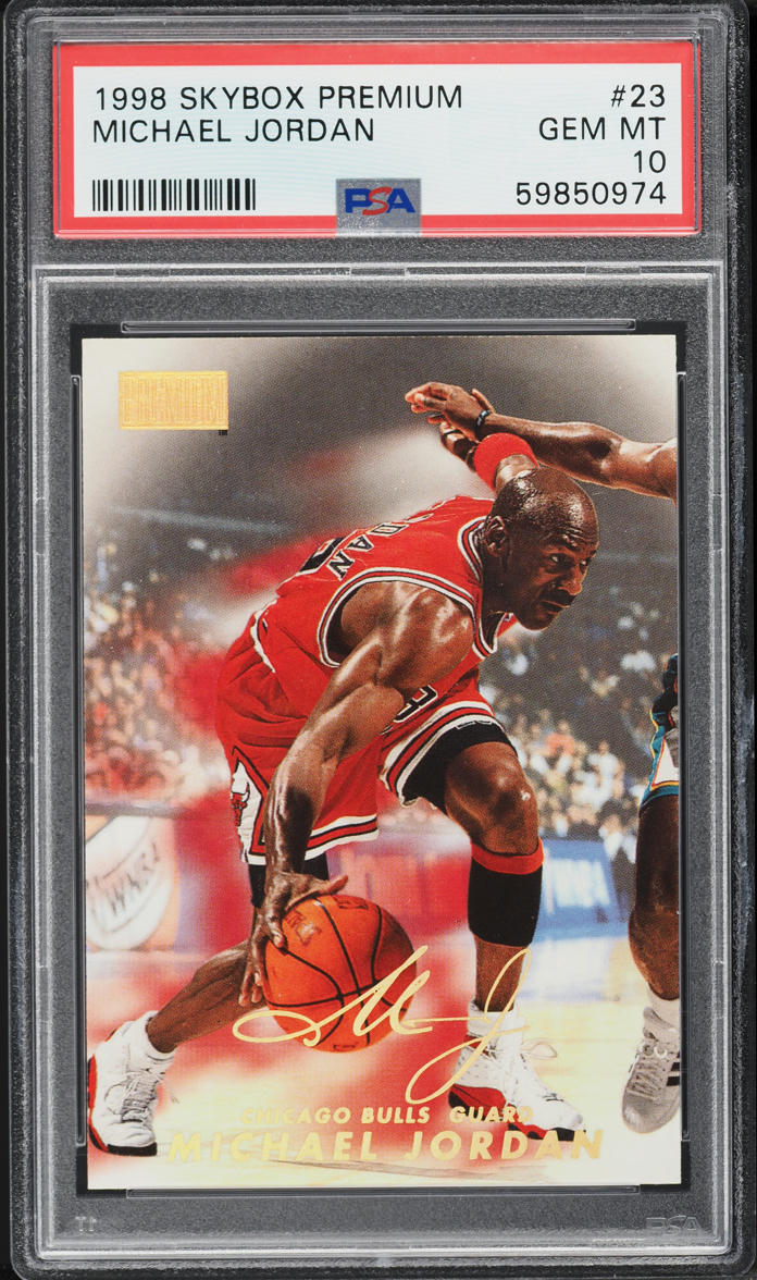1998 Skybox Premium Michael Jordan #23 PSA 10 GEM MINT