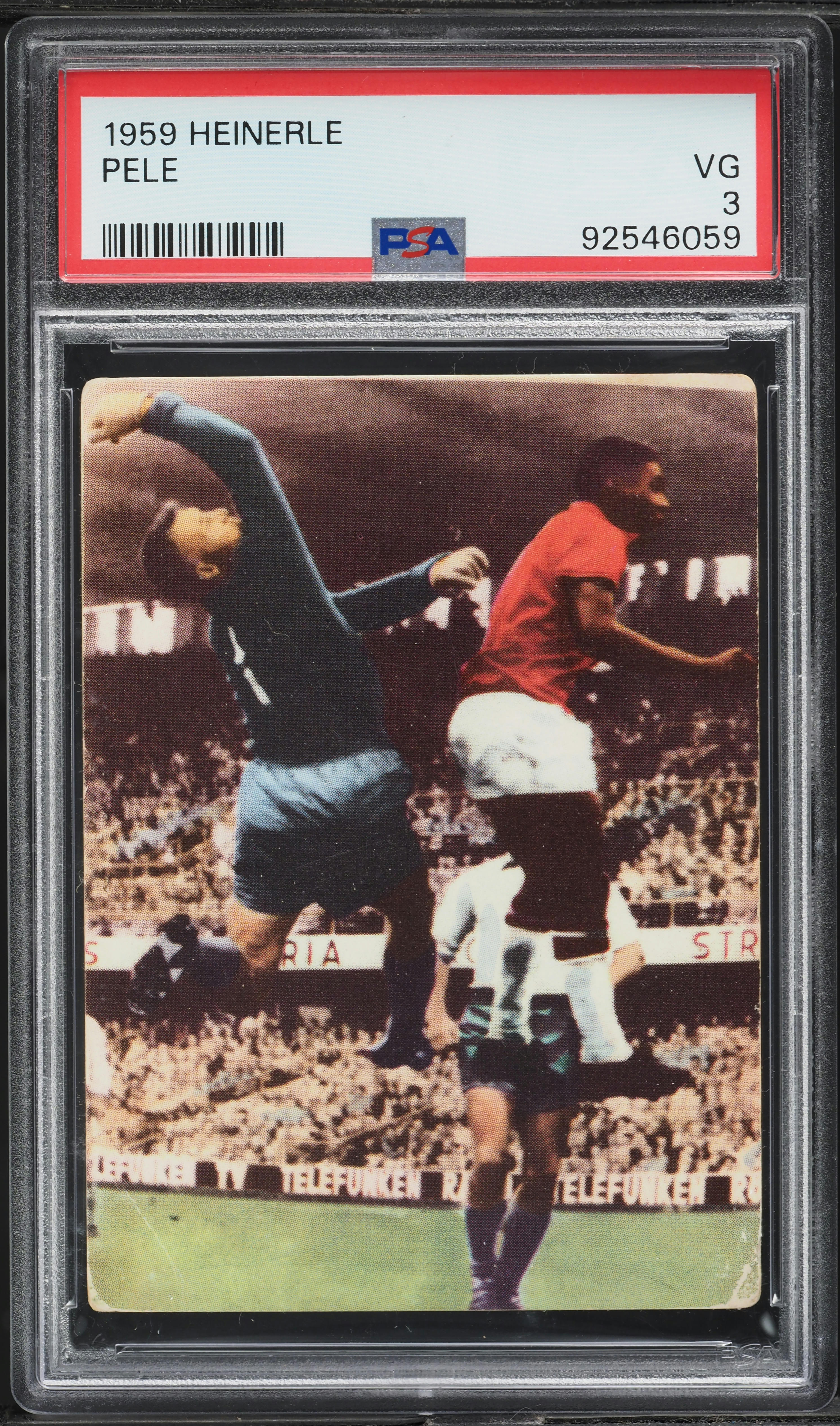 1959 Heinerle Soccer Pele ROOKIE PSA 3 VG