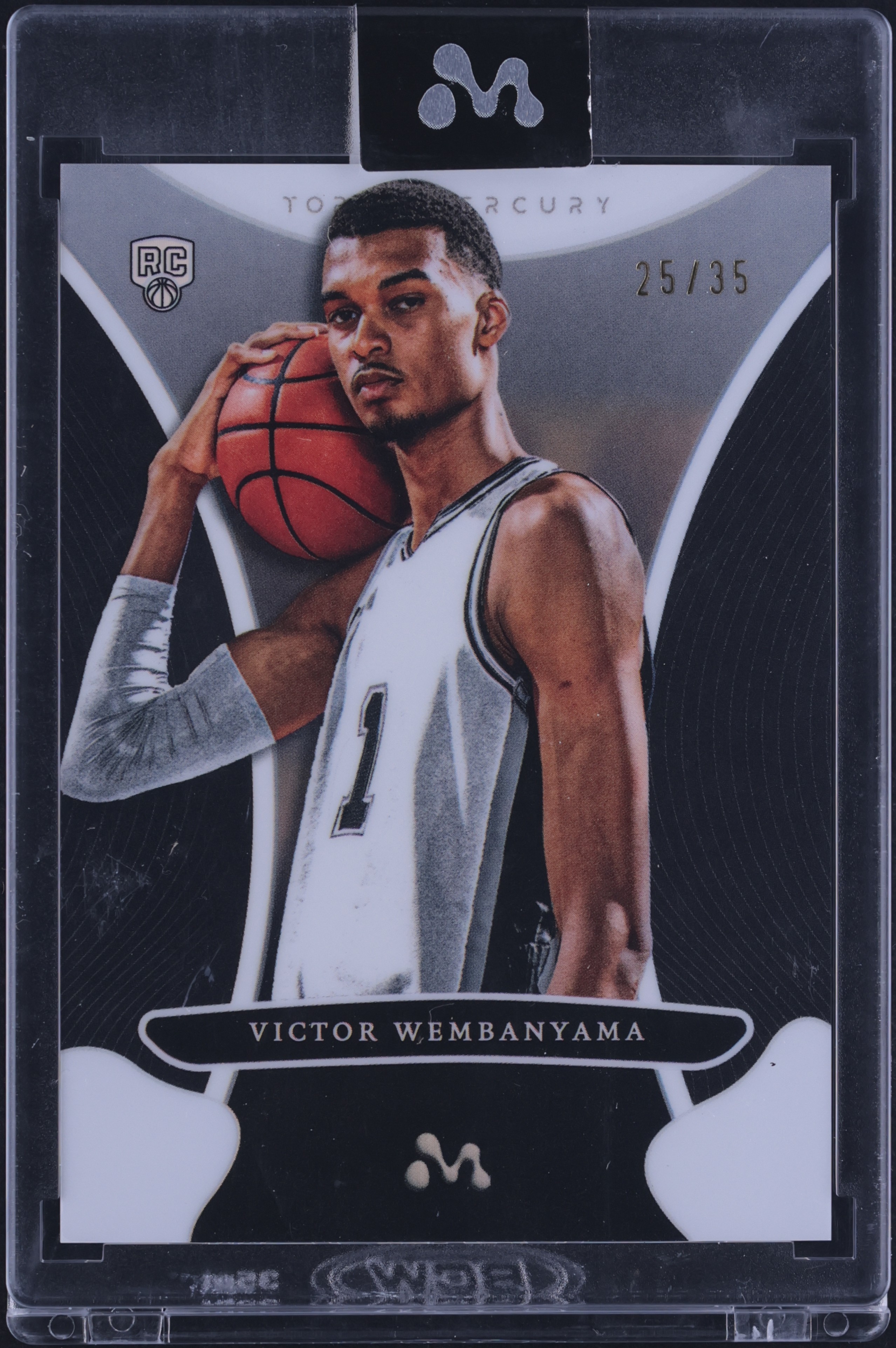 2023 Topps Mercury White Refractor Victor Wembanyama ROOKIE /35 #9