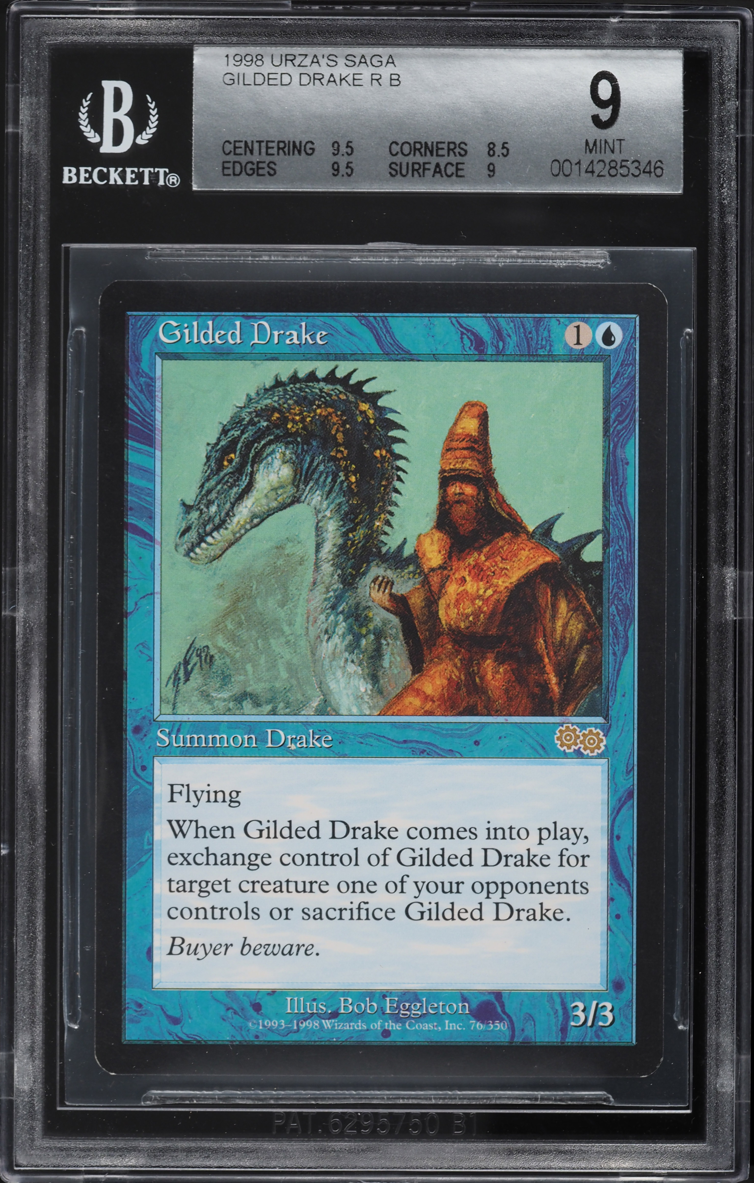 Gilded Drake 1998 Urza's Saga #76/350 Base Price Guide - Sports
