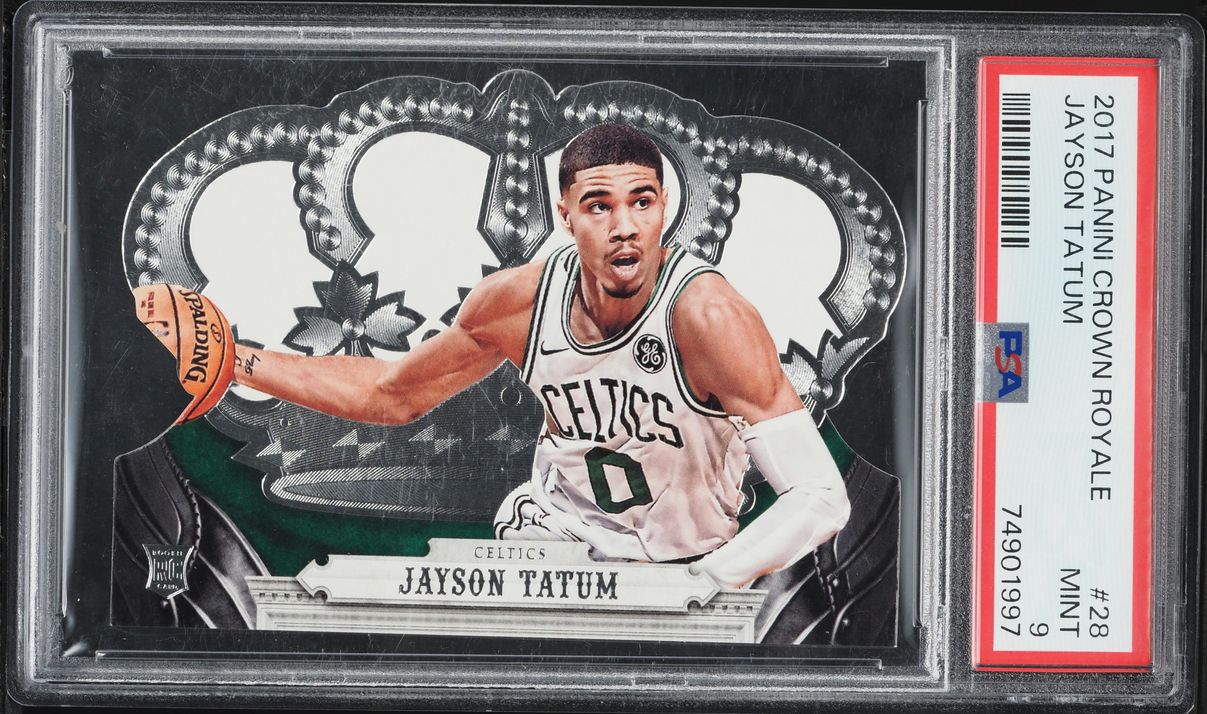 2017 Crown Royale Jayson Tatum ROOKIE #28 PSA 9 MINT