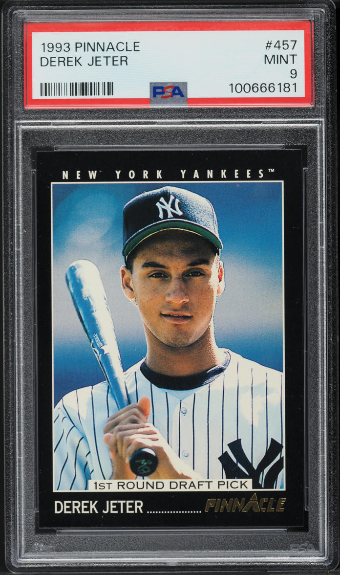 1993 Pinnacle Derek Jeter ROOKIE #457 PSA 9 MINT