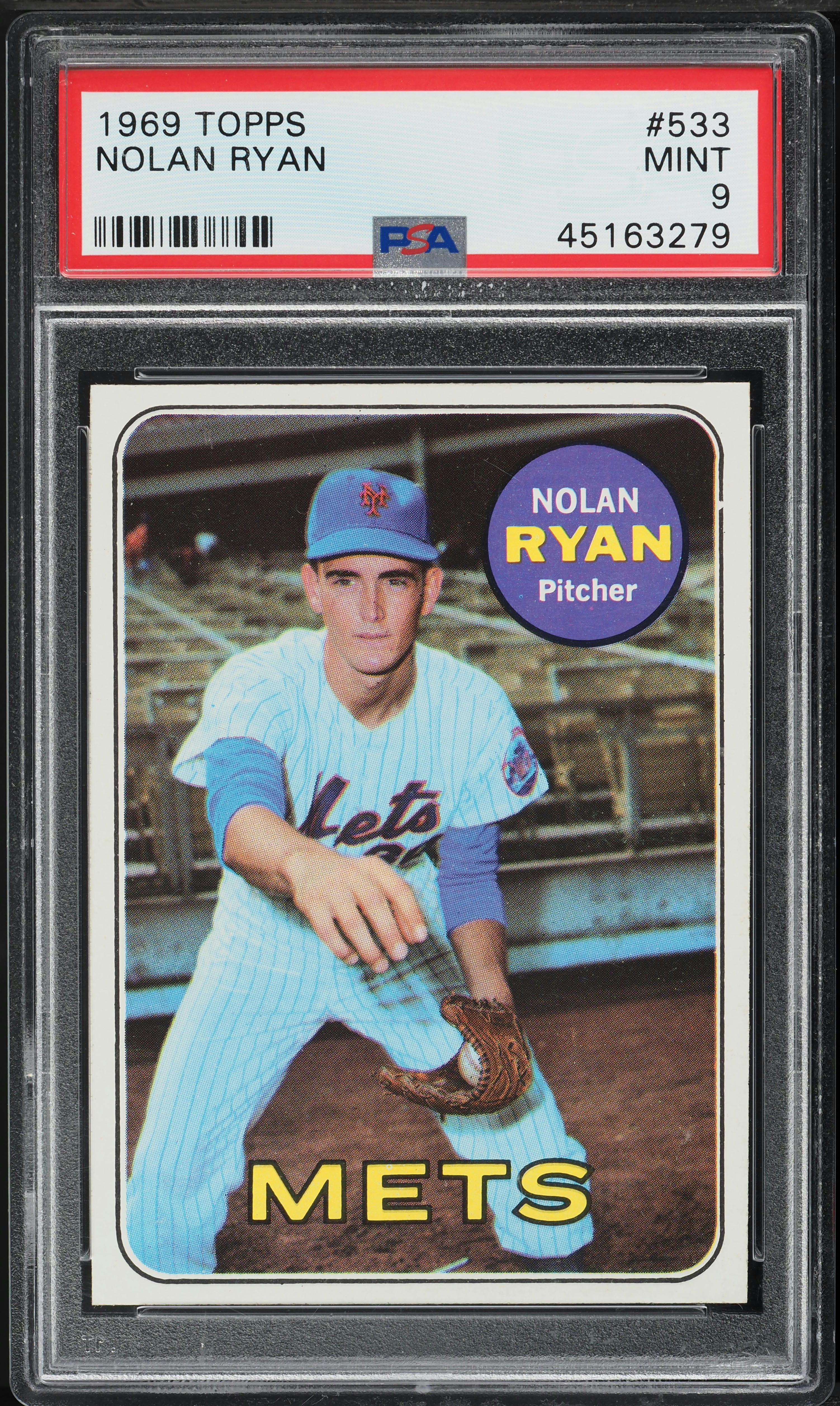 1969 Topps Nolan Ryan #533 PSA 9 MINT