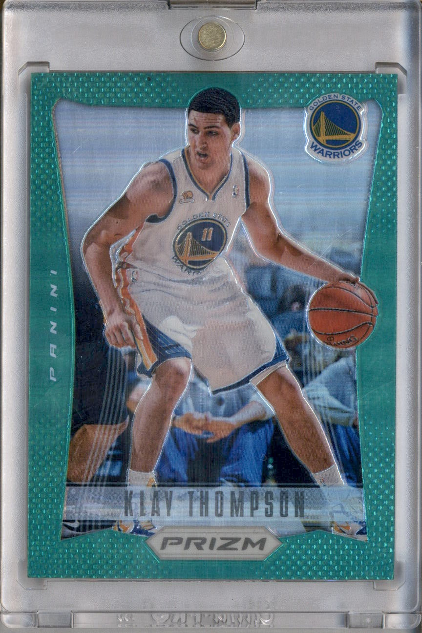 2012-13 Panini Prizm Prizms Green #203 Klay Thompson RC Rookie