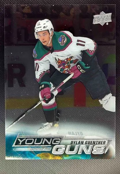 2022-23 Upper Deck Young Guns Acetate #497 Dylan Guenther RC