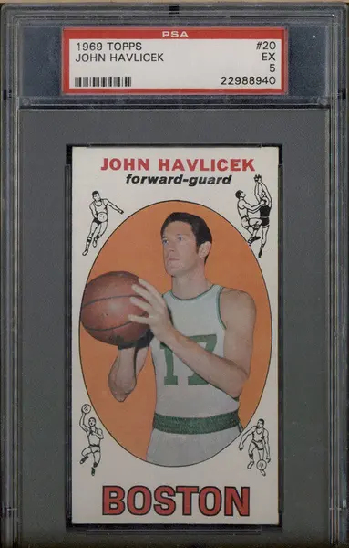 1969 Topps #20 John Havlicek PSA 5
