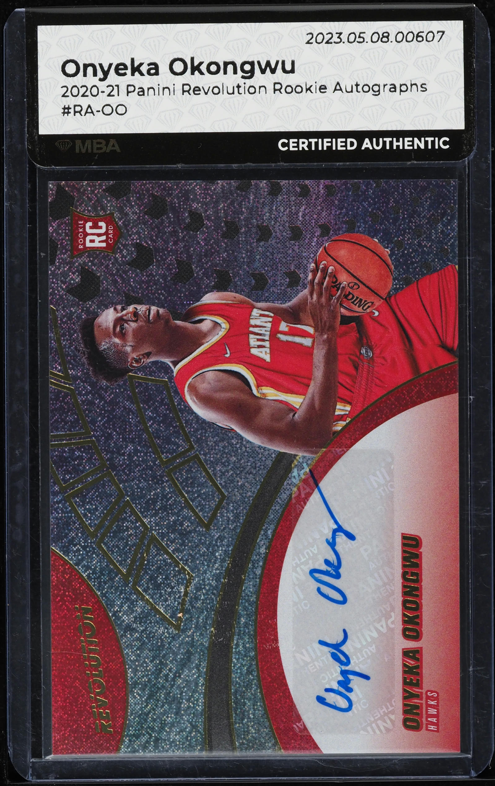 2020 Panini Revolution Onyeka Okongwu ROOKIE AUTO #RA-OO MBA AUTH