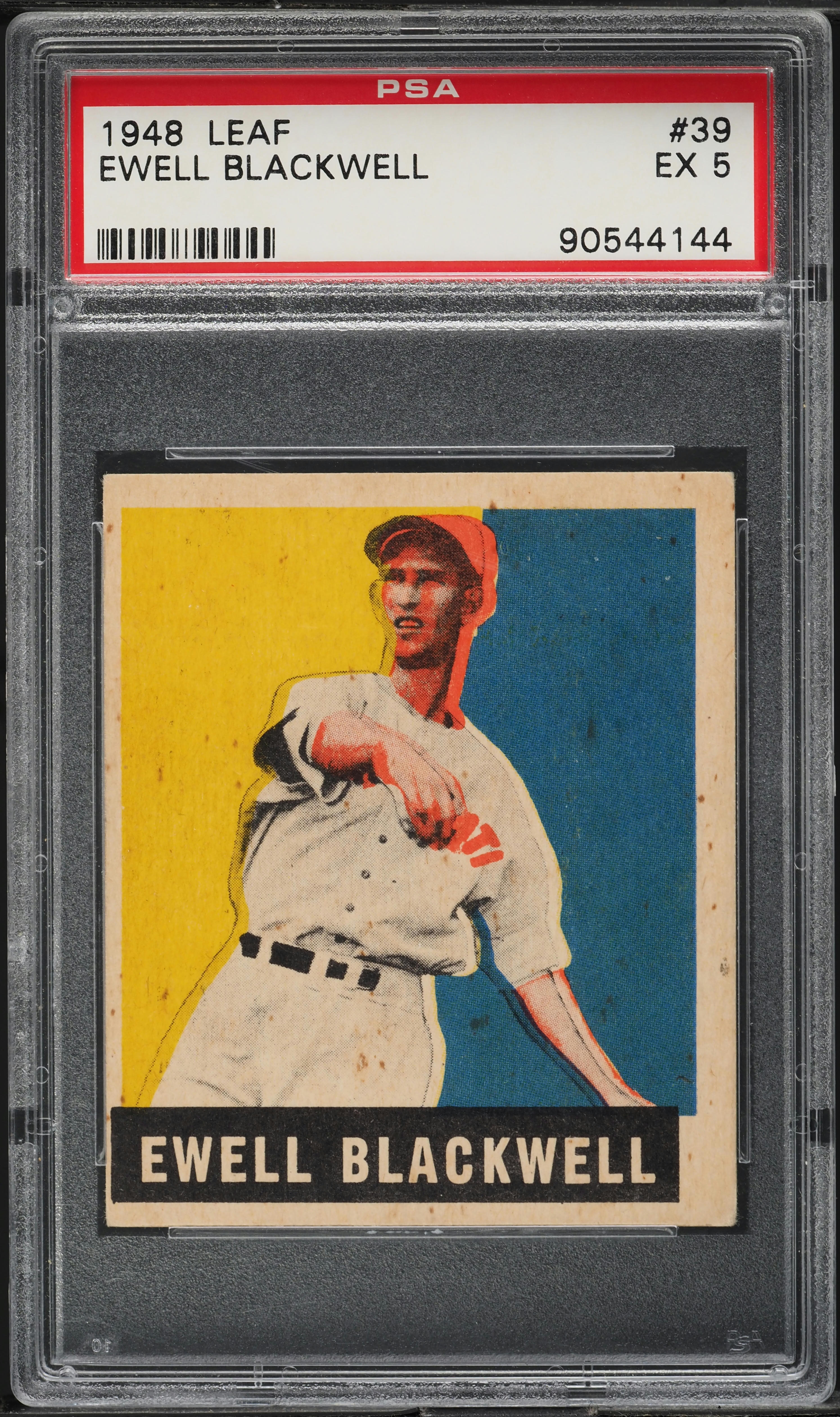 1948 Leaf Ewell Blackwell ROOKIE #39 PSA 5 EX