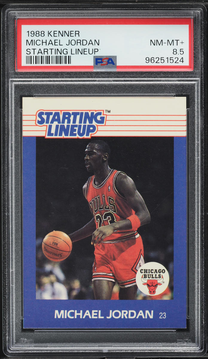 1988 Kenner Starting Lineup Michael Jordan PSA 8.5 NM-MT+