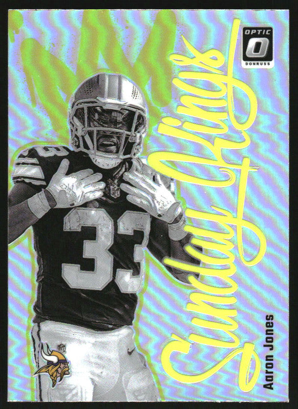 2024 Panini Donruss Optic Sunday Kings #26 Aaron Jones
