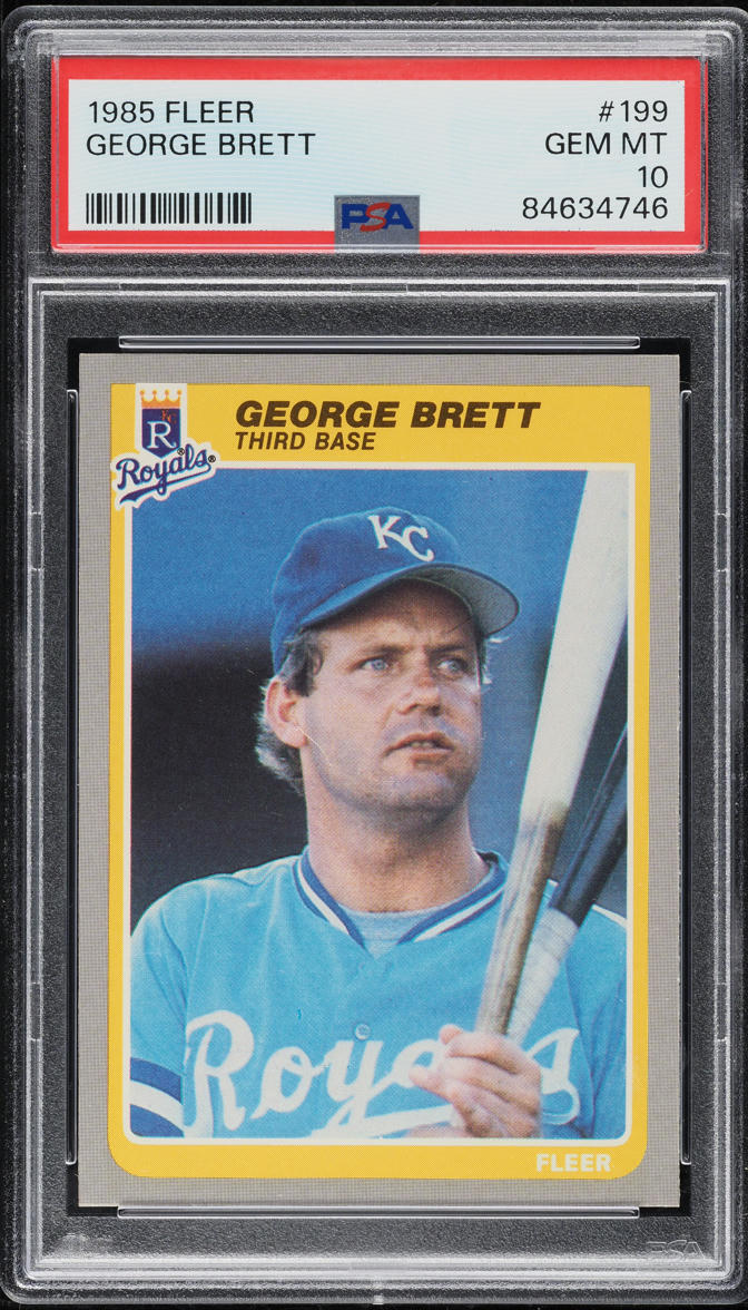1985 Fleer George Brett #199 PSA 10 GEM MINT