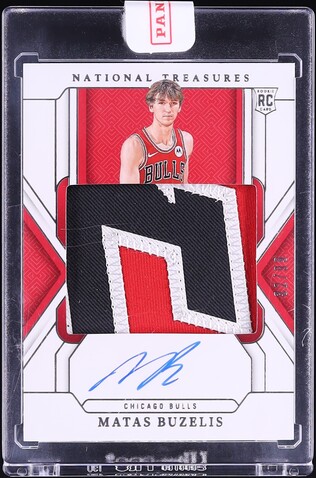2024 National Treasures Matas Buzelis ROOKIE PATCH AUTO /99 #112