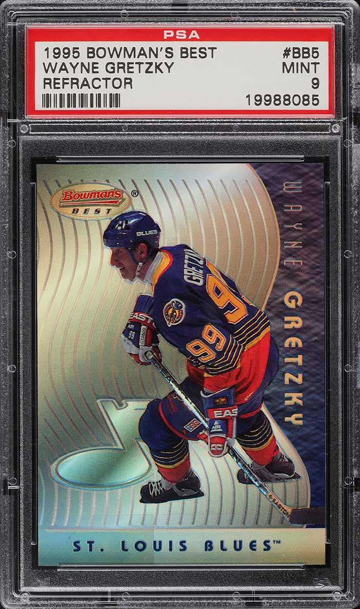1995 Bowman's Best Refractor Wayne Gretzky #BB5 PSA 9 MINT