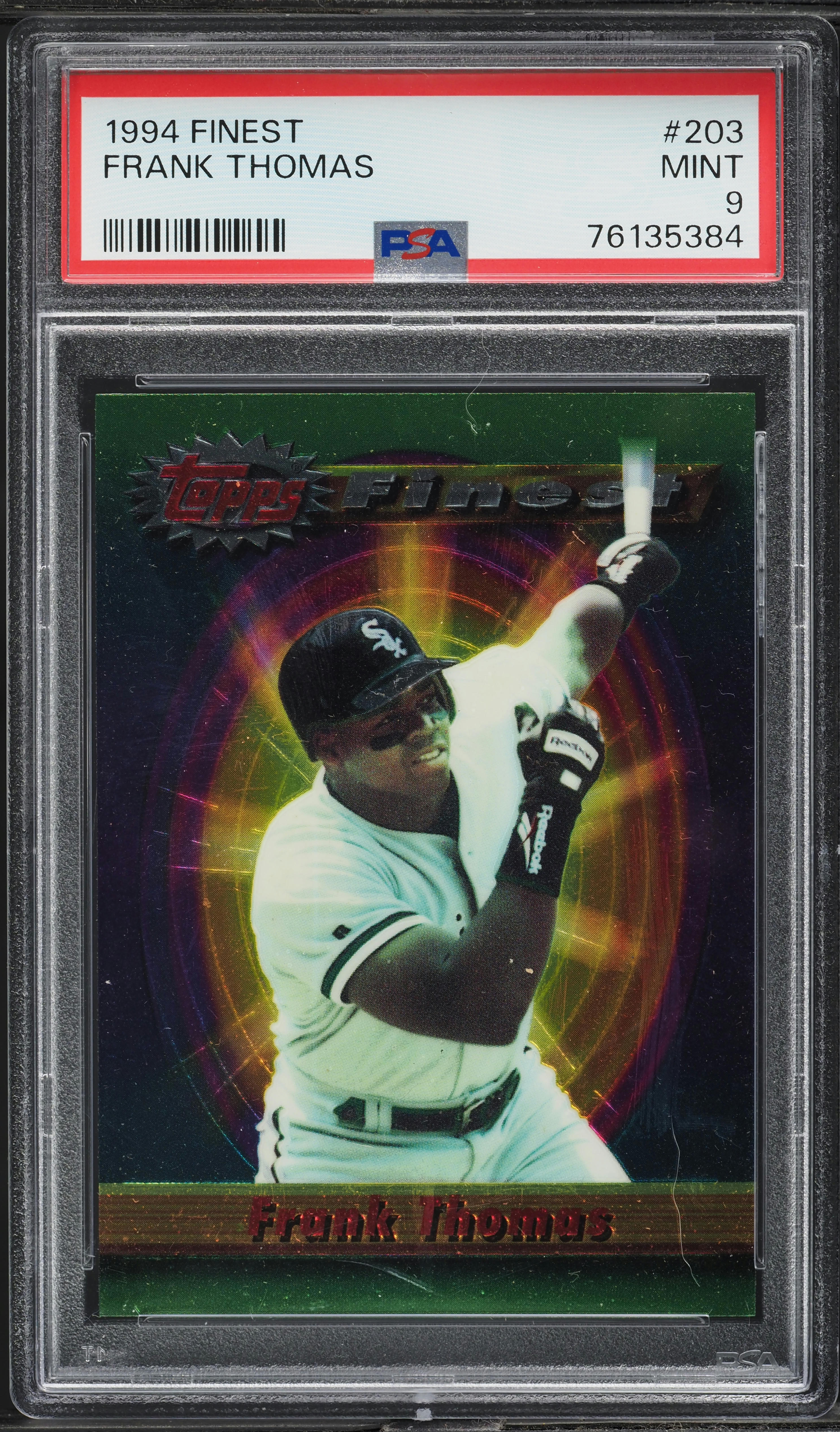 1994 Finest Frank Thomas #203 PSA 9 MINT