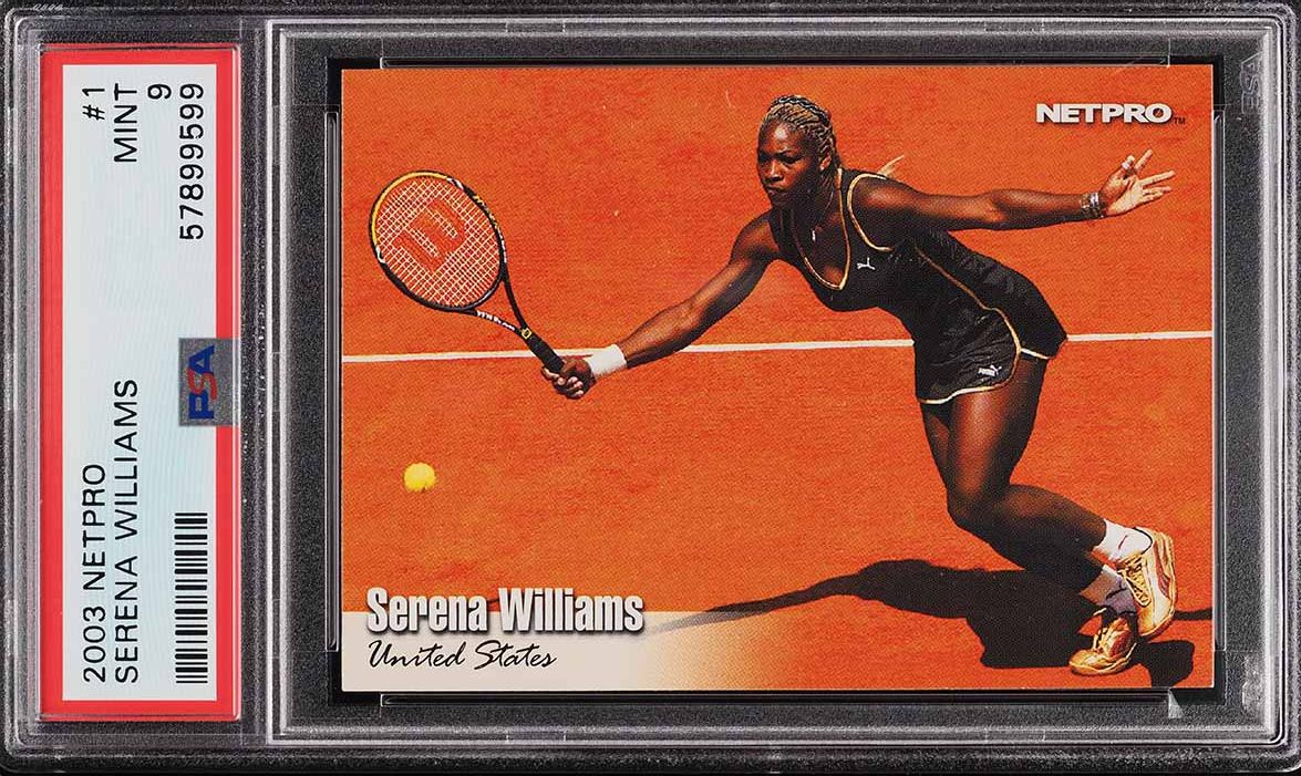 2003 Netpro Tennis Serena Williams ROOKIE #1 PSA 9 MINT