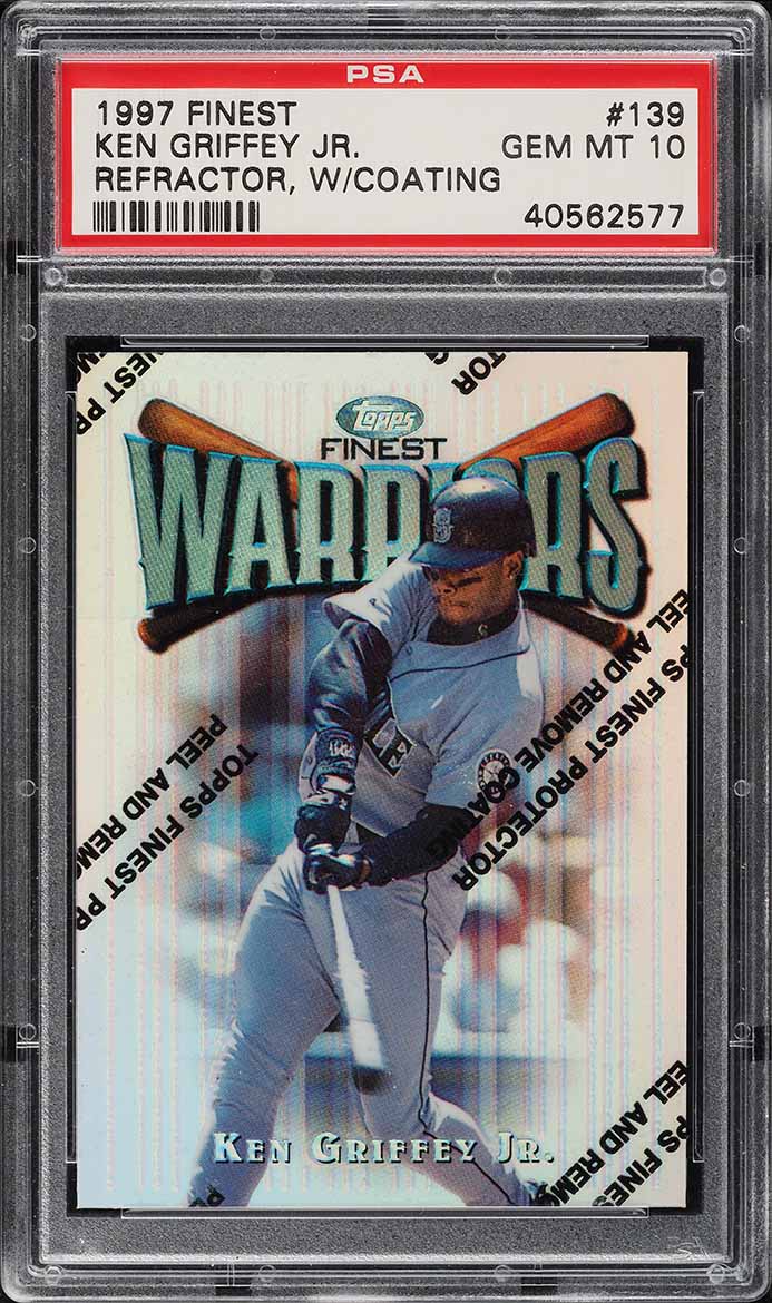 1997 Finest Refractor w/ Coating Ken Griffey Jr. #139 PSA 10 GEM MINT