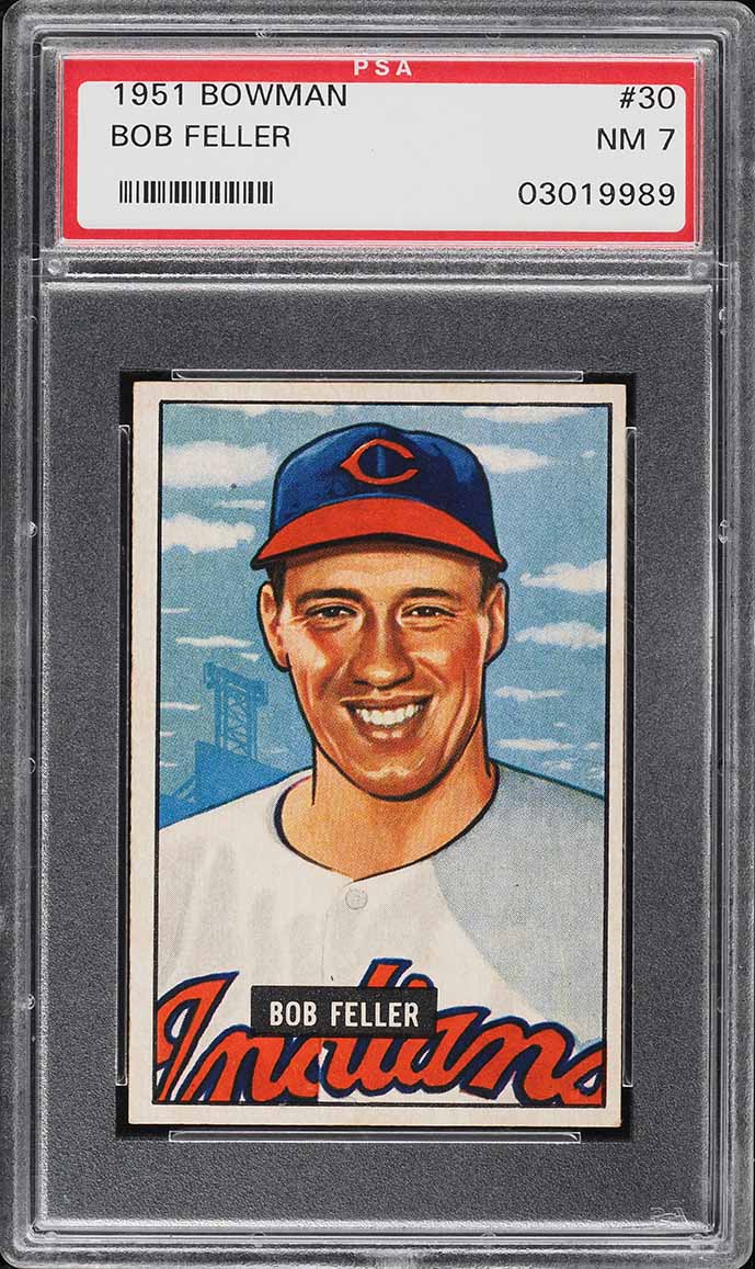 1951 Bowman Bob Feller #30 PSA 7 NRMT