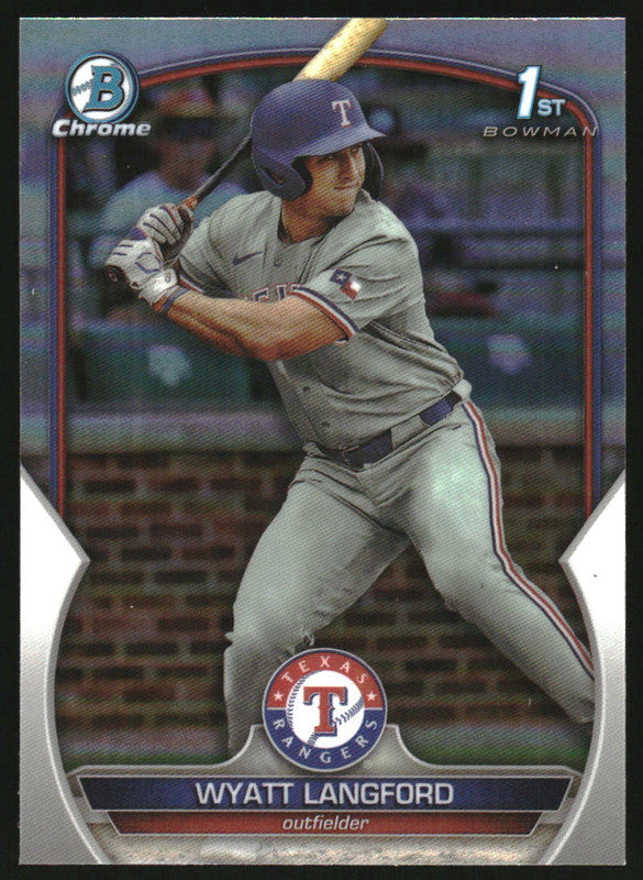 2023 Bowman Draft Chrome Refractor #BDC-106 Wyatt Langford RC
