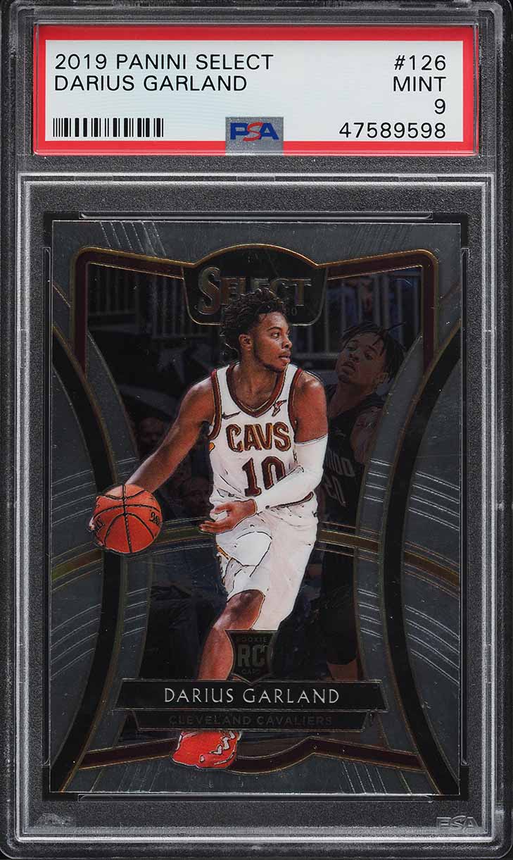 2019 Select Premier Level Darius Garland ROOKIE #126 PSA 9 MINT
