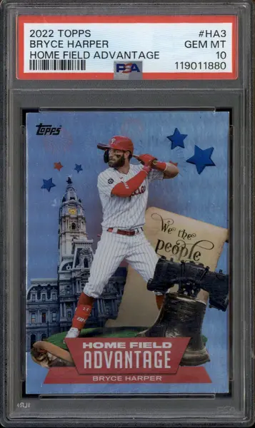 2022 Topps Home Field Advantage #HA-3 Bryce Harper PSA 10