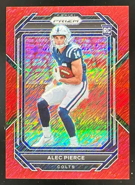 2022 Panini Prizm Red Shimmer #330 Alec Pierce RC /35