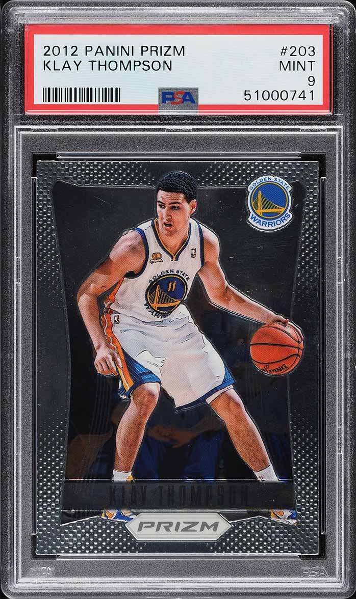 2012 Panini Prizm Klay Thompson ROOKIE RC #203 PSA 9 MINT