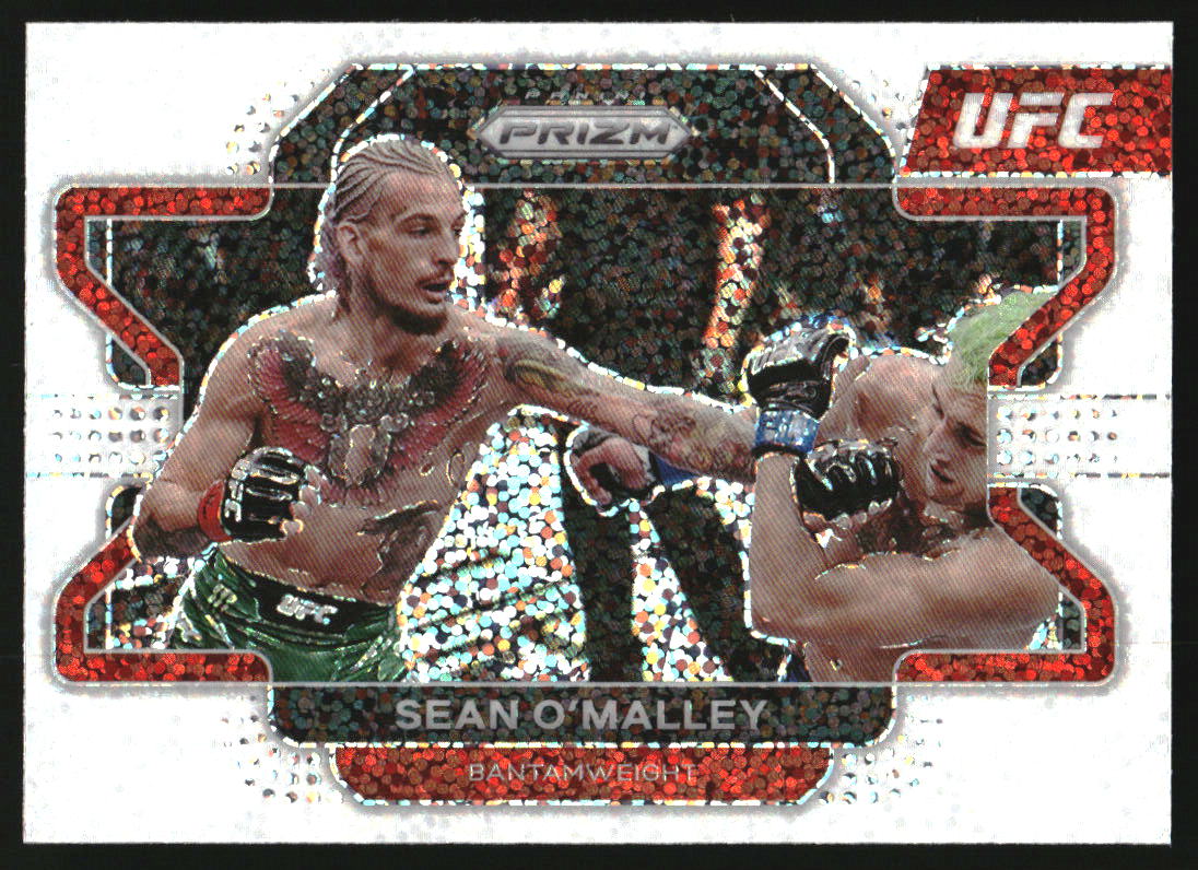 2022 Panini Prizm UFC Prizms White Sparkle #60 Sean O'Malley