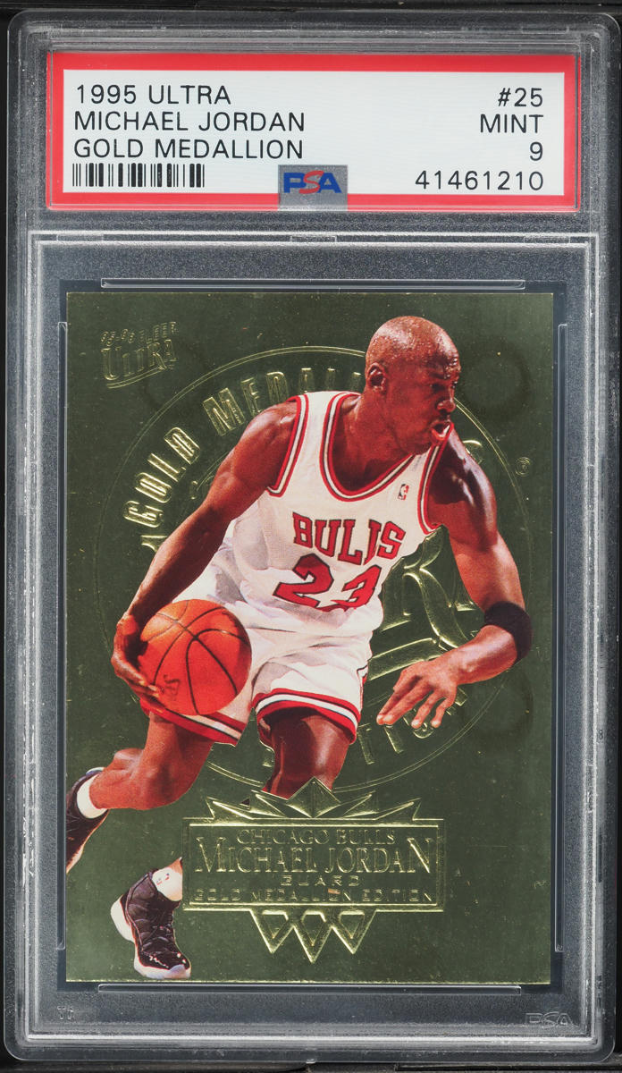 1995 Ultra Gold Medallion Michael Jordan #25 PSA 9 MINT