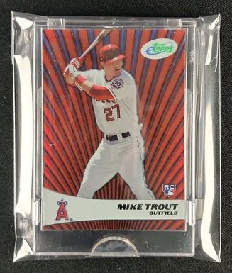 2011 eTopps Mike Trout ROOKIE /999 #35 MBA AUTH