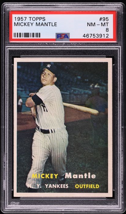 1957 Topps Mickey Mantle #95 PSA 8 NM-MT
