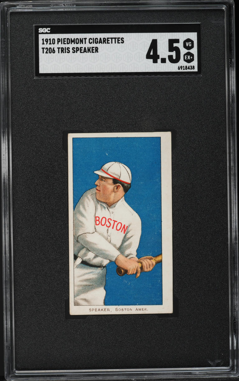 1909-11 T206 Tris Speaker SGC 4.5 VGEX+