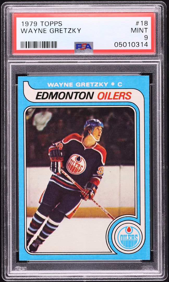 1979 Topps Hockey Wayne Gretzky ROOKIE #18 PSA 9 MINT