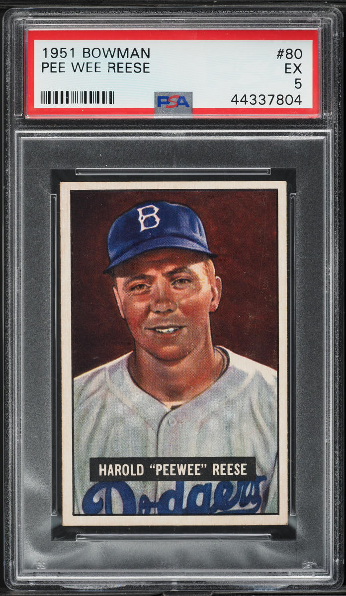 1951 Bowman Pee Wee Reese #80 PSA 5 EX