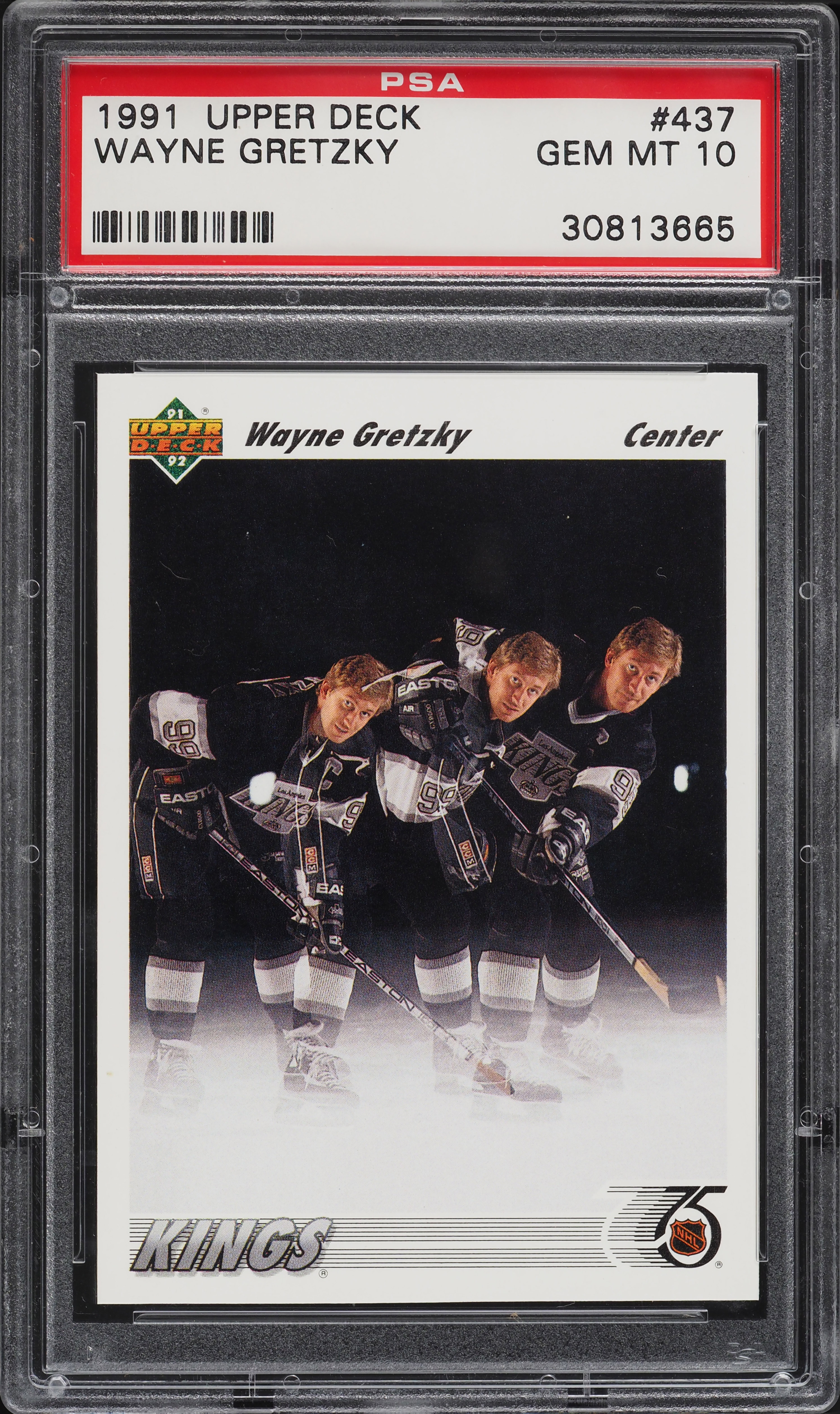 1991 Upper Deck Hockey Wayne Gretzky #437 PSA 10 GEM MINT