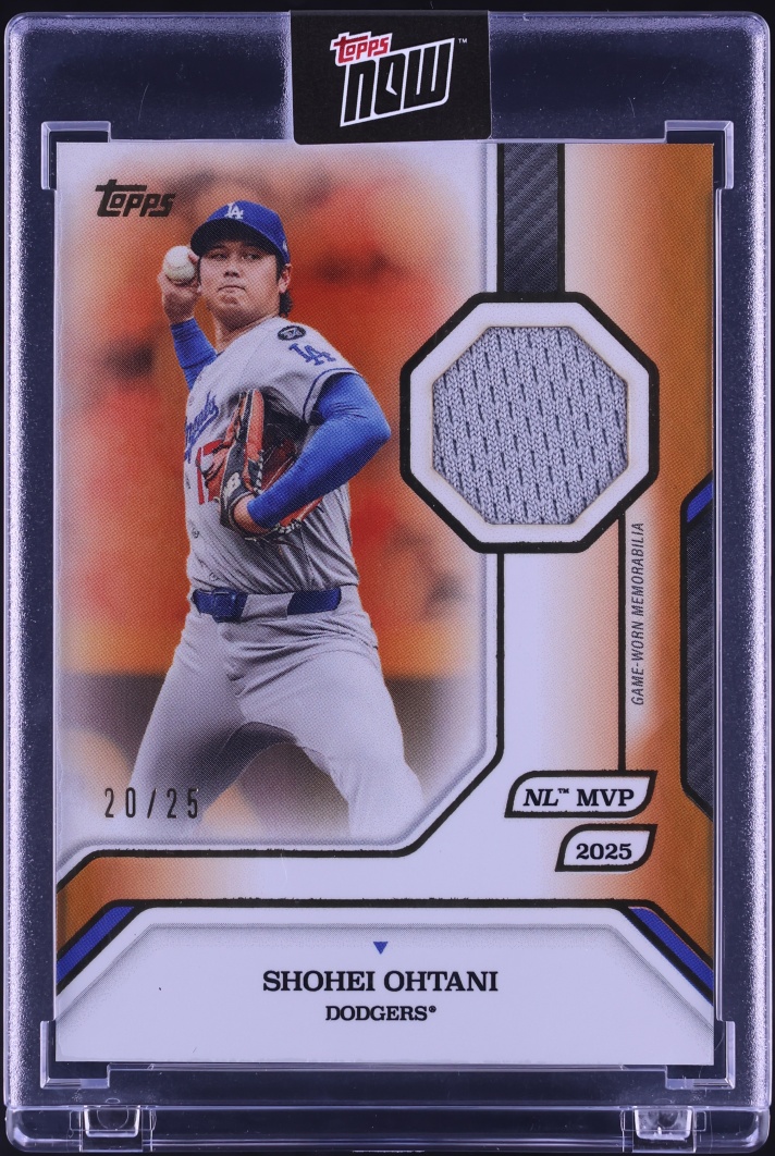 Shohei Ohtani 2025 Topps Now #5 Orange Foil /25 Price Guide