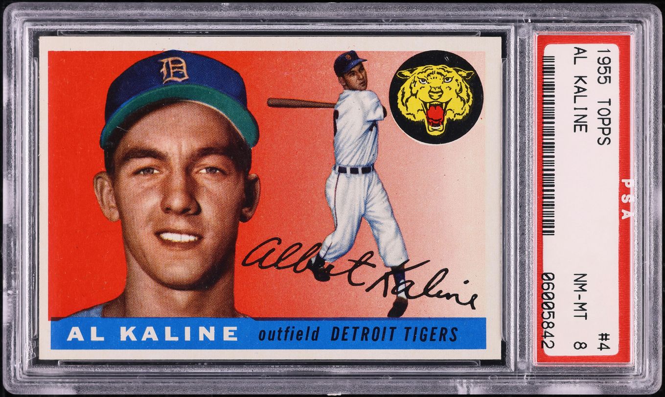 1955 Topps Al Kaline #4 PSA 8 NM-MT