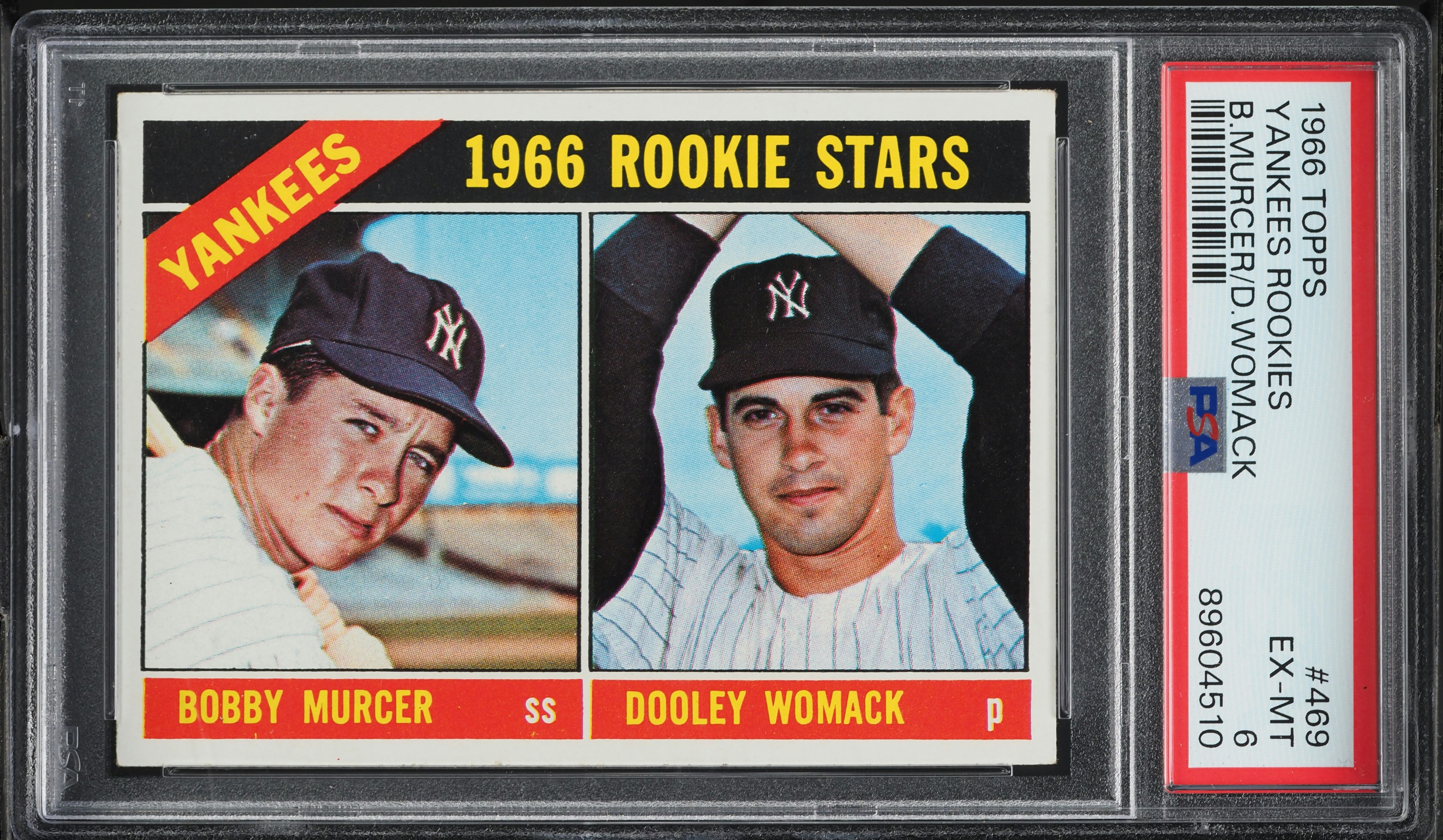 1966 Topps Bobby Murcer ROOKIE #469 PSA 6 EXMT