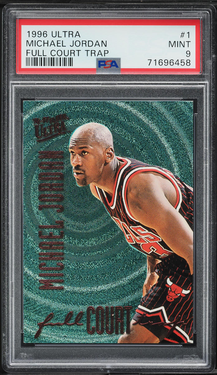 1996 Ultra Full Court Trap Michael Jordan #1 PSA 9 MINT