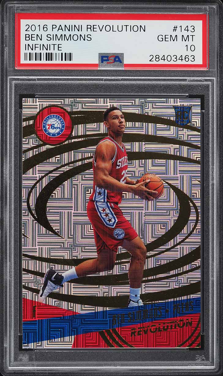 2016 Panini Revolution Infinite Ben Simmons ROOKIE RC #143 PSA 10 GEM MINT
