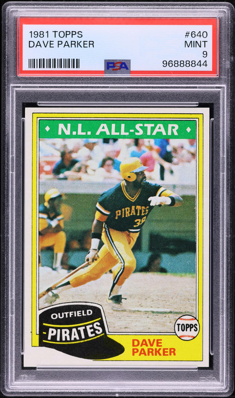 1981 Topps Dave Parker ALL-STAR #640 PSA 9 MINT