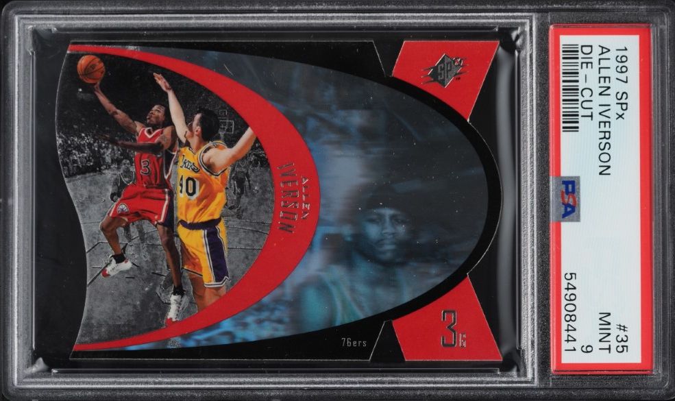 1997 SPx Hologram Allen Iverson #35 PSA 9 MINT
