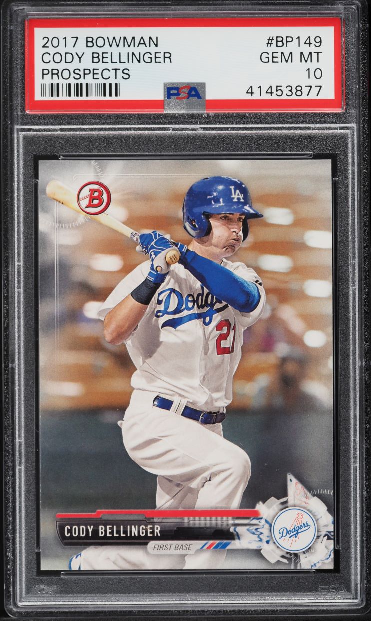2017 Bowman Prospects Cody Bellinger ROOKIE #BP149 PSA 10 GEM MINT