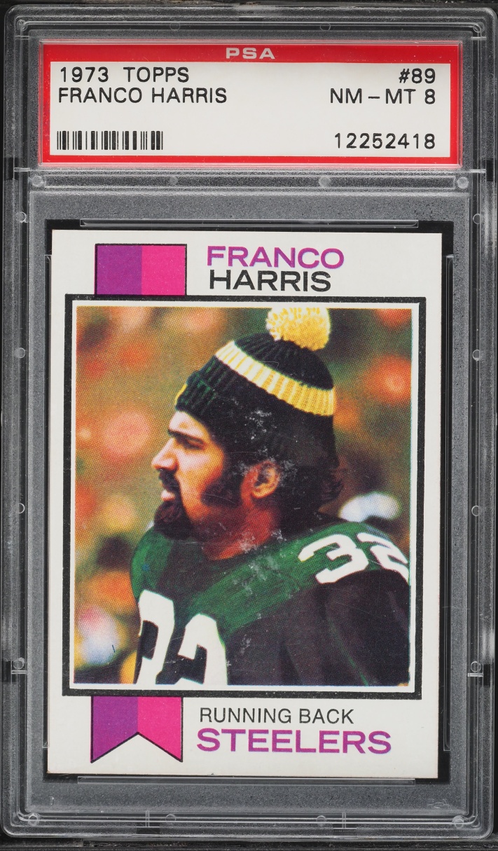 1973 Topps Franco Harris ROOKIE #89 PSA 8 NM-MT