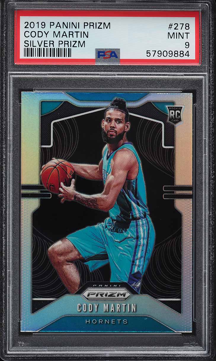 2019 Panini Prizm Silver Cody Martin ROOKIE #278 PSA 9 MINT