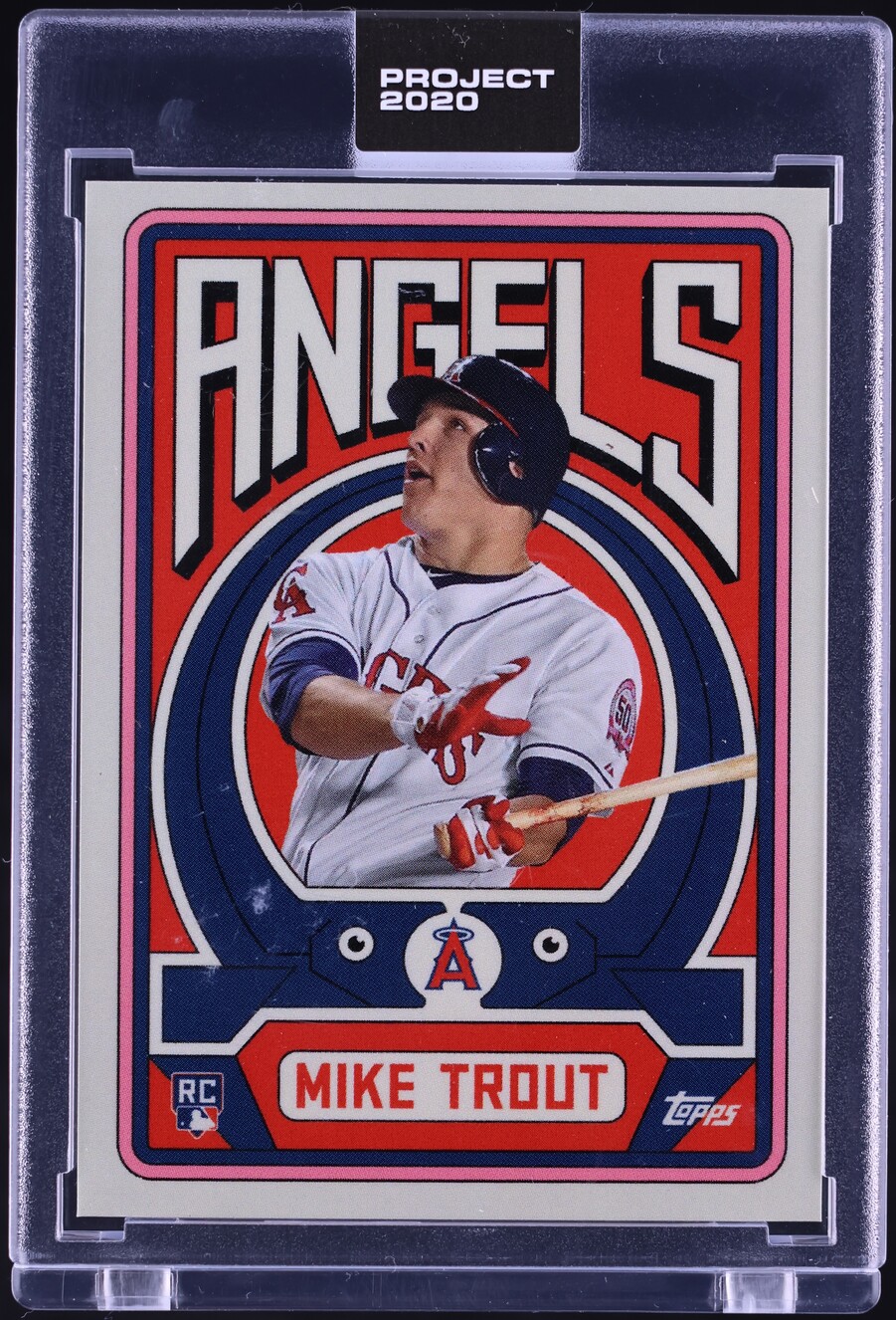2020 Topps Project 2020 By Grotesk Mike Trout #187