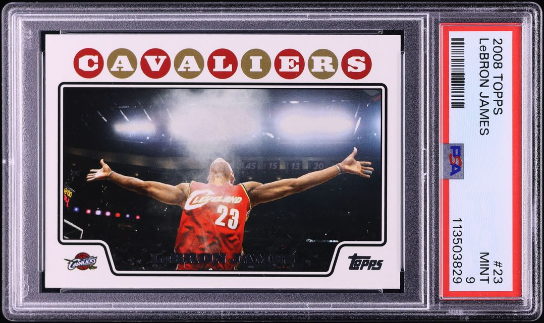 2008 Topps Basketball LeBron James #23 PSA 9 MINT