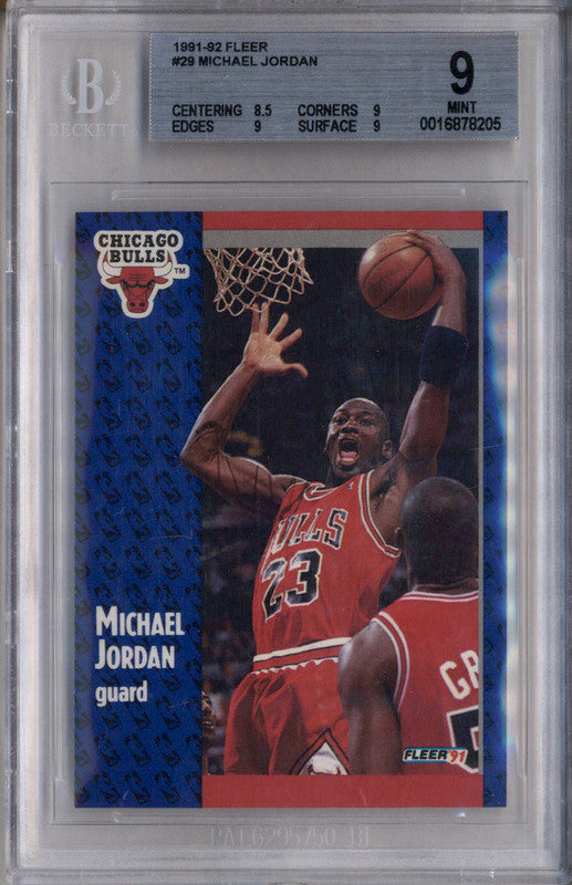 1991 Fleer #29 Michael Jordan BGS 9