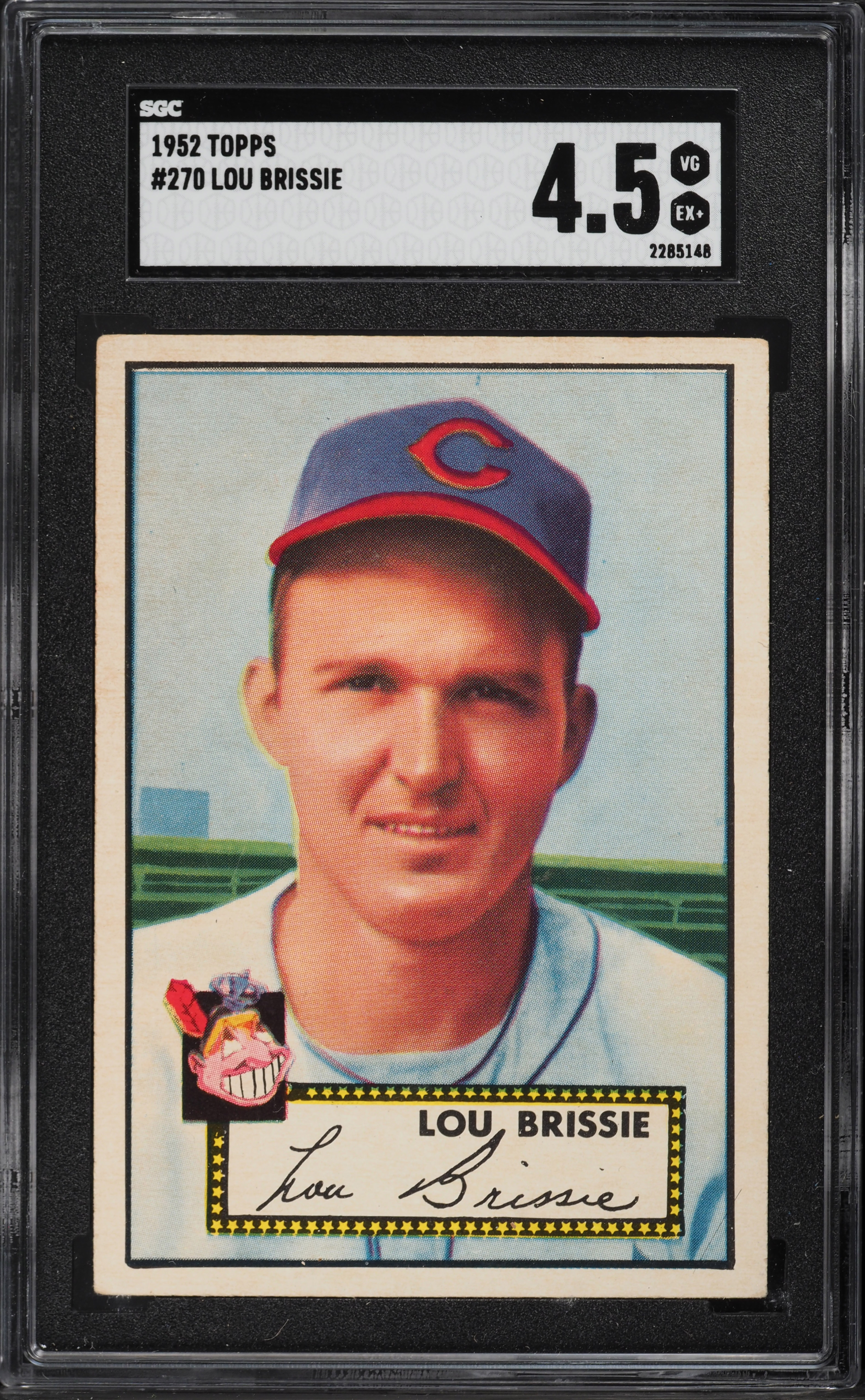 1952 Topps Lou Brissie #270 SGC 4.5 VGEX+