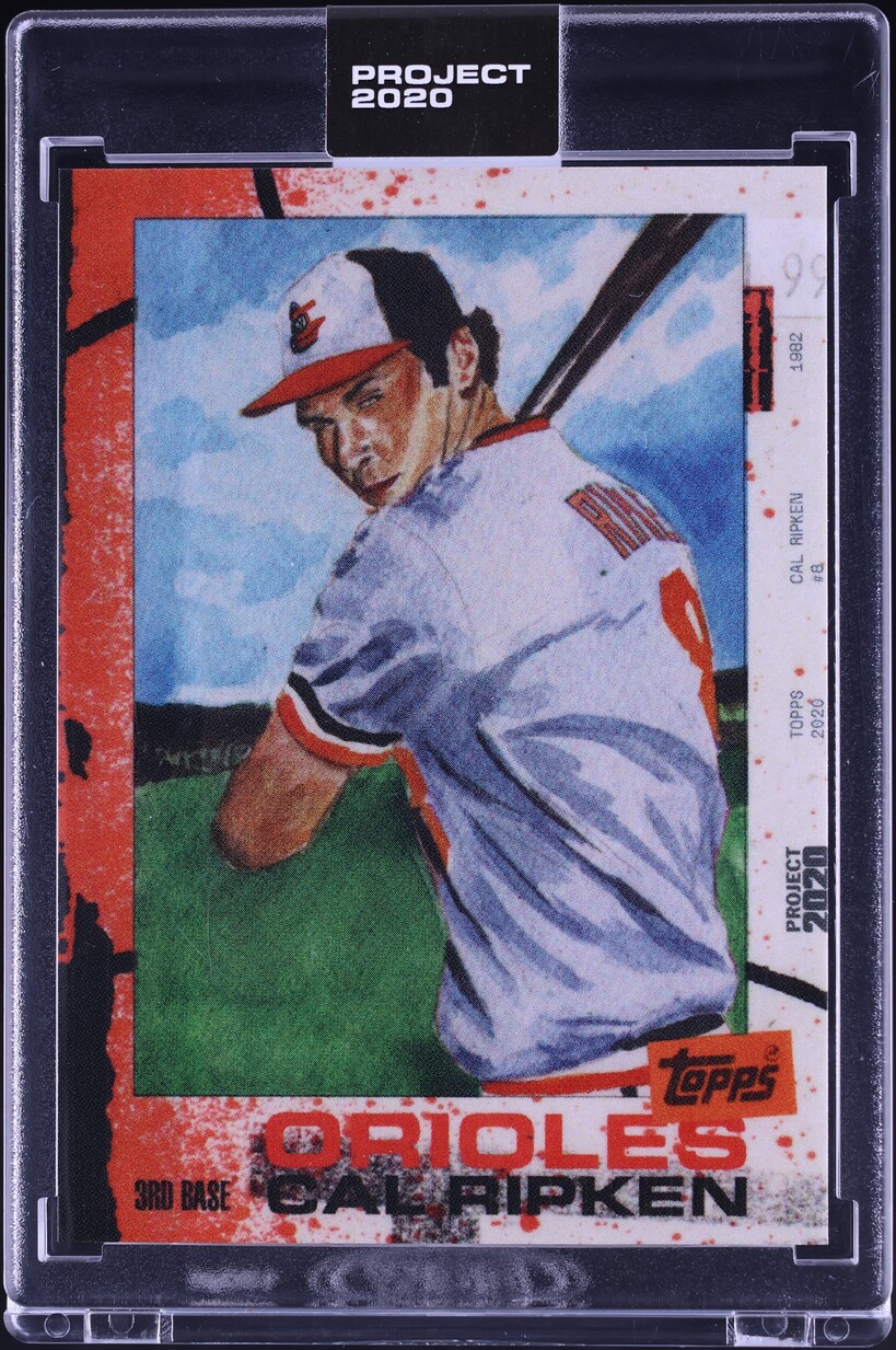 2020 Topps Project 2020 By Jacob Rochester Cal Ripken Jr. #20